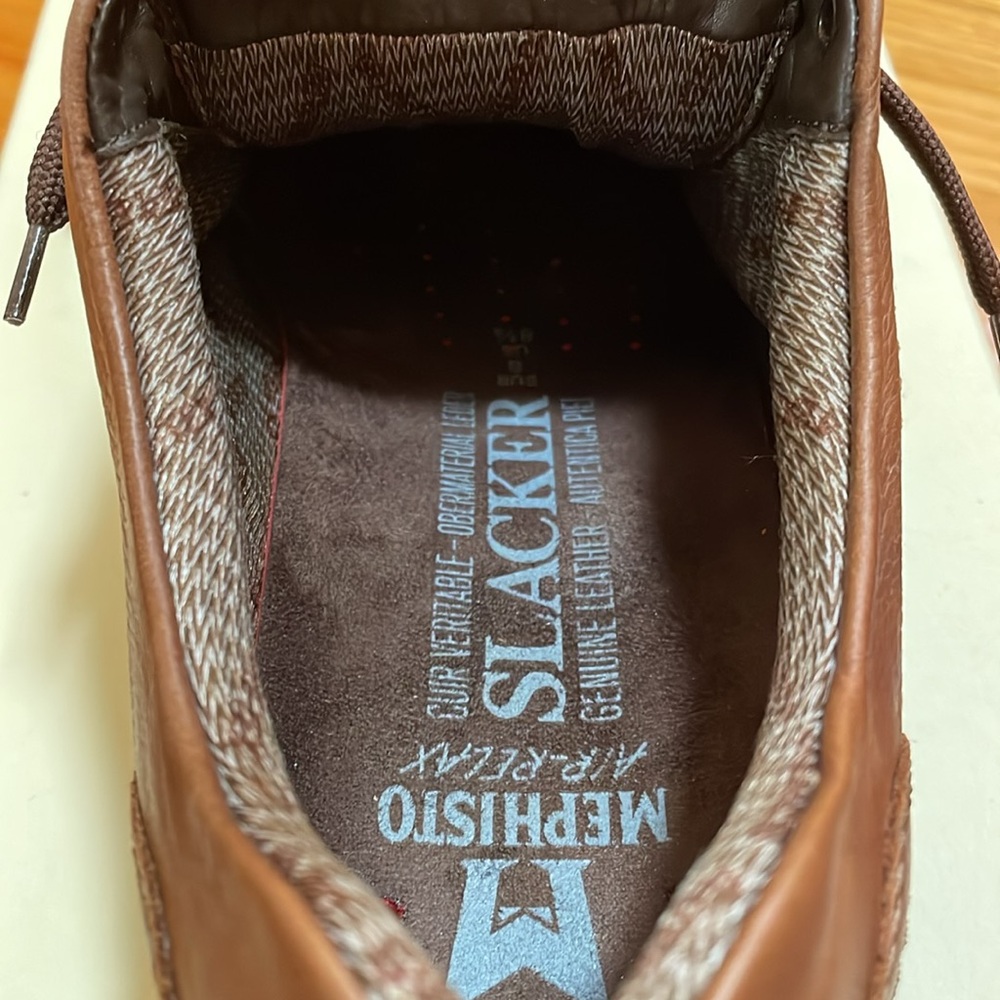MEMPHISTO Shoes Air Relax Gore-Tex Slacker Mens Shoes Size 8.5 Leather - Picture 13 of 14